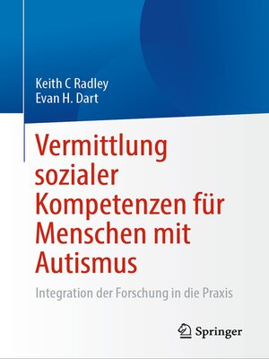 cover image of Vermittlung sozialer Kompetenzen für Menschen mit Autismus